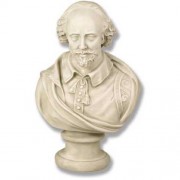 Shakespeare Medium 18in. High - Fiberglass Resin - Outdoor Statue Shakespeare Medium 18in. High - Fiberglass Resin - Outdoor Statue