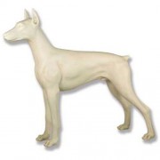 Standing Doberman Dog for Frontdoor / Porch Steps 32 Fiberglass Resin Indoor/Outdoor Garden Statue