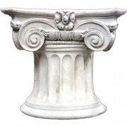 Colossol Ionic Table Statue Display Base/Riser 28in. - Lightweight Fiberglass Resin