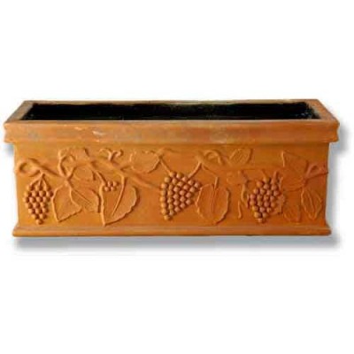 Vineyard Square Urn Fiberglass Indoor/Outdoor Statue/Sculpture -  - F60190
