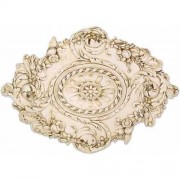 Regal Medallion Fiberglass Resin Indoor/Outdoor Statue/Sculpture