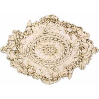 Regal Medallion Fiberglass Resin Indoor/Outdoor Statue/Sculpture