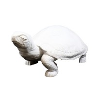 Giant Sleepy Turtle 35 in. Fiberglass Resin Indoor/Outdoor Garden