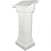 Podium (Front Is Full) 49in. Fiberglass Resin Indoor/Outdoor Statue