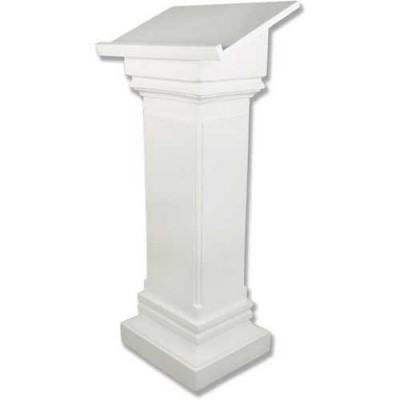 Podium (Front Is Full) 49in. Fiberglass Indoor/Outdoor Statue -  - F7127