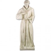 Saint Francis Of Assissi 56in. - Lightweight Fiberglass Resin - Outdoor Statue