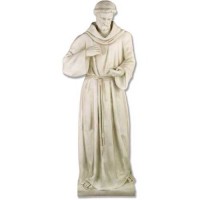 Saint Francis Of Assissi 56in. - Lightweight Fiberglass Resin - Outdoor Statue