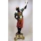 Black Moore - Set - Fiberglass - Indoor/Outdoor Garden Statue -  - HFDS186