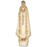 Our Lady Of Fatima 36in. Lightweight Fiberglass Resin - Indoor/Outdoor Statue