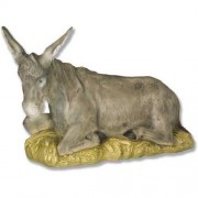 Donkey 18in. Nativity - Lightweight Fiberglass Resin - Indoor/Outdoor Statue