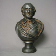 Shakespeare 12in. - Fiberglass Resin - Indoor/Outdoor Garden Statue Shakespeare 12in. - Fiberglass Resin - Indoor/Outdoor Garden Statue