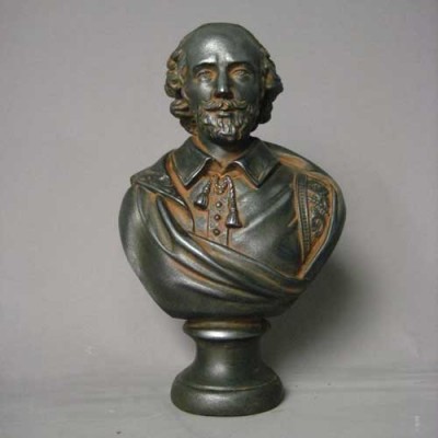 Shakespeare 12in. - Fiberglass - Indoor/Outdoor Garden Statue -  - F136