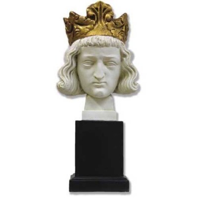 Saint Louis Bust - Fiberglass - Indoor/Outdoor Statue/Sculpture -  - HT39509