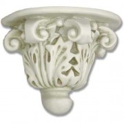 Stone Button Bracket - Fiberglass Resin - Indoor/Outdoor Garden Statue