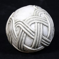 Stone Rope Sphere 4 Fiberglass Resin Indoor/Outdoor Garden Statue