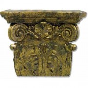 Pilaster Top Fiberglass Resin Indoor/Outdoor Wall Mount Garden Statue