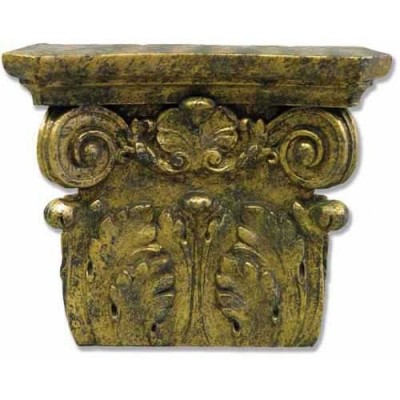 Pilaster Top Fiberglass Indoor/Outdoor Wall Mount Garden Statue -  - HF6882