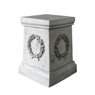 Wreath Pedestal 18in. Fiberglass Indoor/Outdoor Garden - - F35012 Wreath Pedestal 18in. Fiberglass Indoor/Outdoor Garden - - F35012