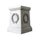 Wreath Pedestal 18in. Fiberglass Indoor/Outdoor Garden - - F35012 Wreath Pedestal 18in. Fiberglass Indoor/Outdoor Garden - - F35012
