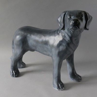 Dog-Standing Pup Fiberglass Indoor/Outdoor Garden -  - F3328