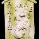 Beware Of Dog Plaque 15in. Fiber Stone Resin Outdoor Wall Mount Statue -  - FS59206