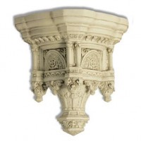 Gothic Eard 20in (Small) Lightweight Fiberglass Resin Indoor/Outdoor Garden
