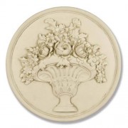 Flower Bouquet Plaque 26in. - Fiberglass Resin - Indoor/Outdoor