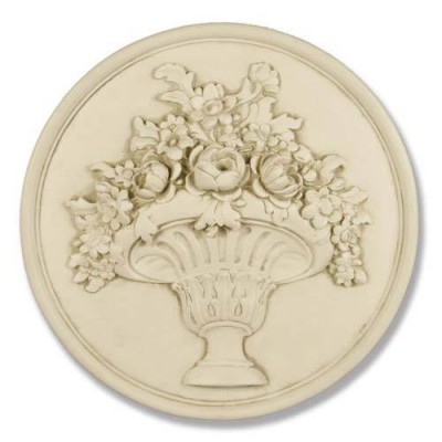Flower Bouquet Plaque 26in. - Fiberglass - Indoor/Outdoor Statue - - F8357 Flower Bouquet Plaque 26in. - Fiberglass - Indoor/Outdoor Statue - - F8357