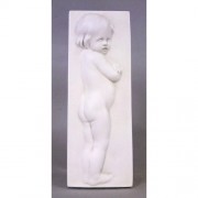 Winter Boy - Fiberglass Resin - Indoor/Outdoor Garden Statue/Sculpture