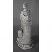 Saint Francis 27 In. Fr. Brankin Lightweight Fiberglass Resin In/Outdoor Statue