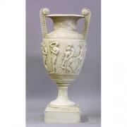 Urn Of Maenads - Fiberglass Resin 18in. Indoor/Outdoor Garden / Patio Statue