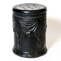 Fiberglass Resin Outdoor Seat 19in. Fiberglass Resin Outdoor Statue