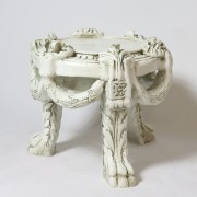 Gothic Stool 19in. Fiberglass Resin Indoor/Outdoor Garden