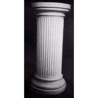 Classical Column 52in. - Lightweight Fiberglass Resin - Indoor/Outdoor Statue
