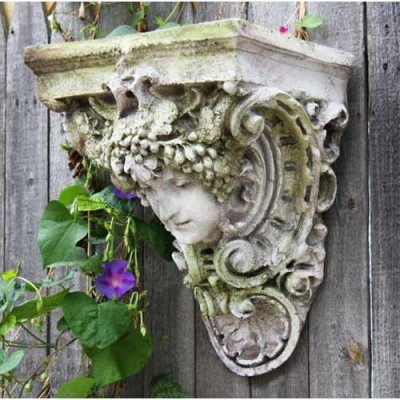 Vendemmia Wall Planter 17in. Fiberglass Indoor/Outdoor Garden -  - F7848