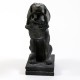 Puppy With Basket Fiber Stone Resin Indoor/Outdoor Statuary -  - FS6671