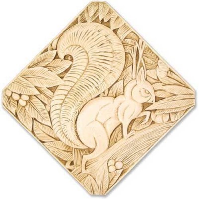 Black Squirrel Relief - Fiberglass Resin - Indoor/Outdoor Statue -  - HF7491