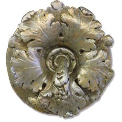 Leafy Medallion 15in. - Fiberglass - Indoor/Outdoor Statue -  - F6865