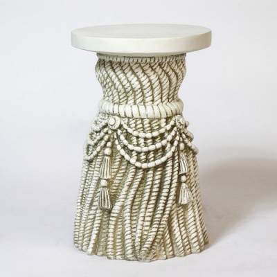 Tassel Riser Stand Pedestal Statue Base 18in. Fiberglass Statue -  - F6130