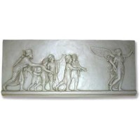 Angel Of Peace Frieze Large. - Fiberglass Resin - Outdoor Statue Angel Of Peace Frieze Large. - Fiberglass Resin - Outdoor Statue