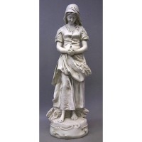 Young Heroine Joan of Arc Standing - Fiberglass Resin - Outdoor Statue