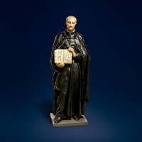 Saint Ignatius 71" - Lightweight Fiberglass Resin Indoor/Outdoor Church Statuary