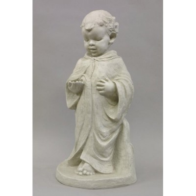 Baby Francis Standing 23in. Cppr Fiberglass Indoor/Outdoor Garden - - F68483 Baby Francis Standing 23in. Cppr Fiberglass Indoor/Outdoor Garden - - F68483