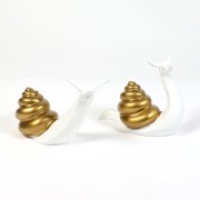 Escargot (Set Of 2) - Fiberglass Resin - Indoor/Outdoor Garden Statue