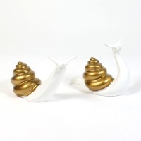 Escargot (Set Of 2) - Fiberglass Resin - Indoor/Outdoor Garden Statue