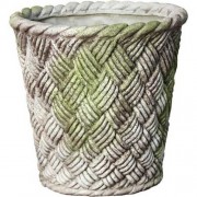 Nied Weave Basket 22 Fiberglass Resin Indoor/Outdoor Garden / Patio Statue