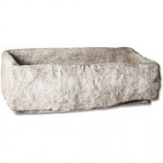 Trough Doolin 10in. Fiberglass Resin Indoor/Outdoor Garden / Patio