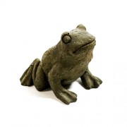 Tweeky Frog 4X 5 X 4.5 Fiber Stone Indoor/Outdoor Garden Statue