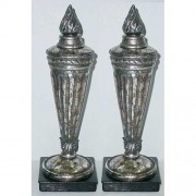Torch Finial Candleholder 11 Lightweight Fiberglass Resin Indoor/Outdoor Church Statuary