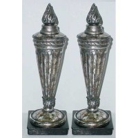 Torch Finial Candleholder 11 Lightweight Fiberglass Resin Indoor/Outdoor Church Statuary
